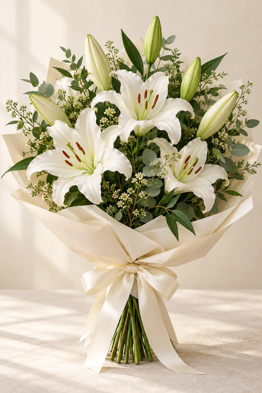 White Lily Bouquet